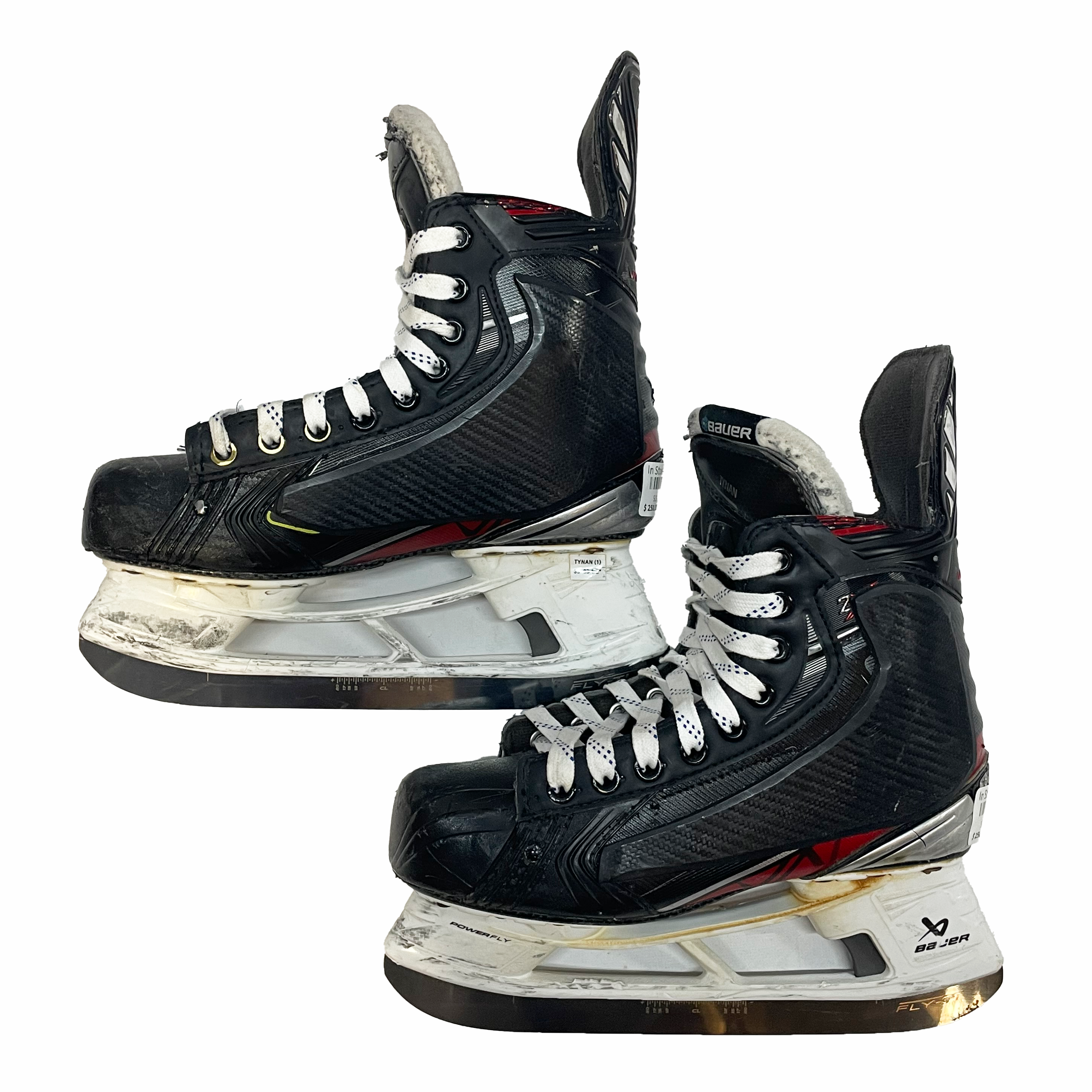 Bauer Vapor 2X Pro - Patins de hockey Pro Stock d'occasion avec bloqueurs de tir - Taille 5.5